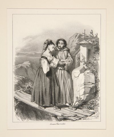 The Confessor by Paul Gavarni