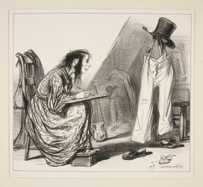 The Painting by Paul Gavarni