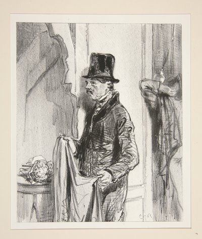 The Husband of Miss Cigale by Paul Gavarni