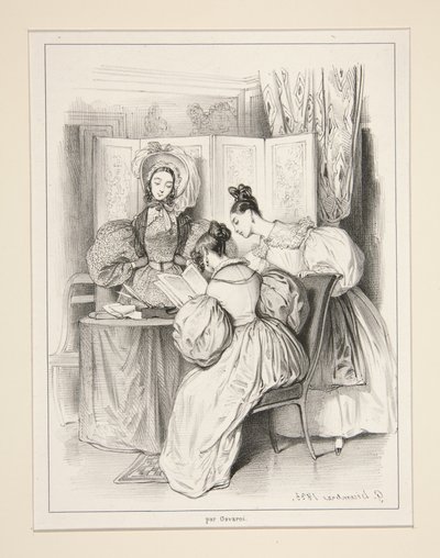 The Women. Journal of the Century. by Paul Gavarni