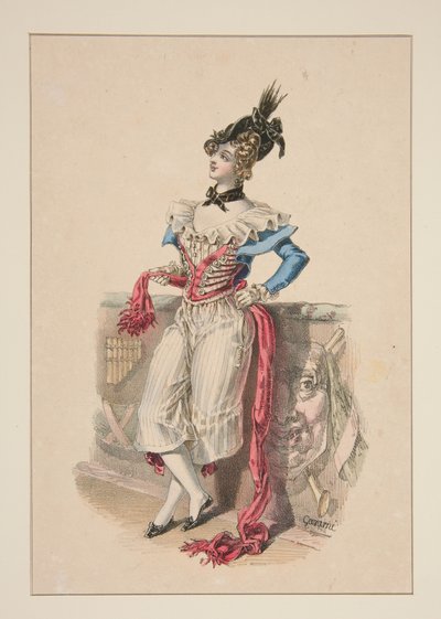 Sailor. Ball Costume for a Lady. by Paul Gavarni