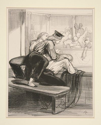 No. 39 - There They Are Having Words!... by Paul Gavarni