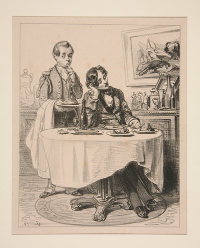 No Appetite by Paul Gavarni