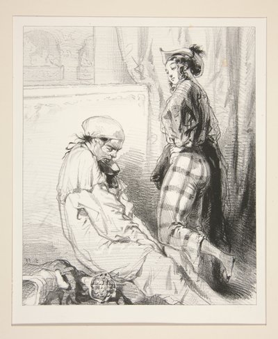 Who is More to be Pitied, in the World!... by Paul Gavarni