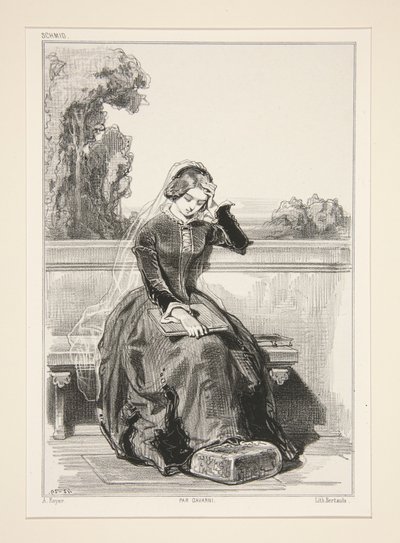 Rose of Tannebourg by Paul Gavarni