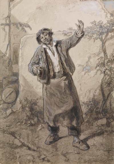 The Twelve Months: October by Paul Gavarni