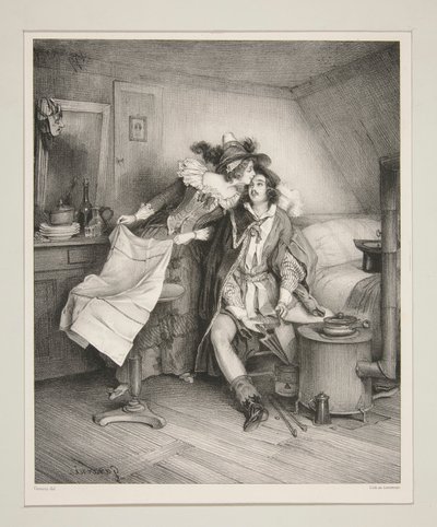 A Supper After a Masquerade by Paul Gavarni