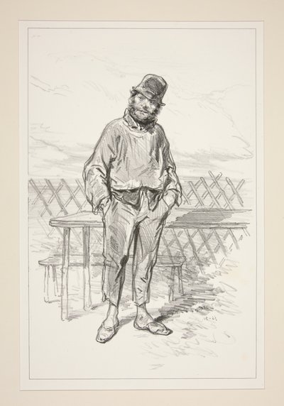 A Man Known at the Police Prefecture by Paul Gavarni