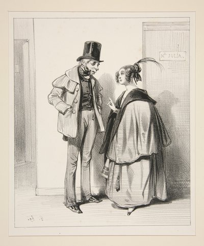 You Are Committing Follies, Count... by Paul Gavarni