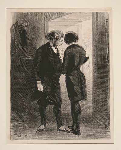 Do you see? there! at the second quadrille... by Paul Gavarni