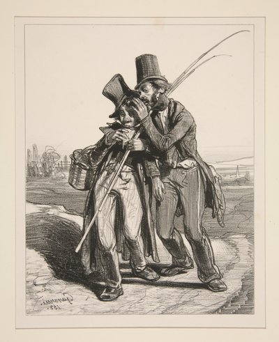 Come on, Solomon, am I your friend? by Paul Gavarni