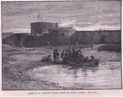 Arrival of Charles I Under Guard at Hurst Castle AD 1648 by Paul Hardy