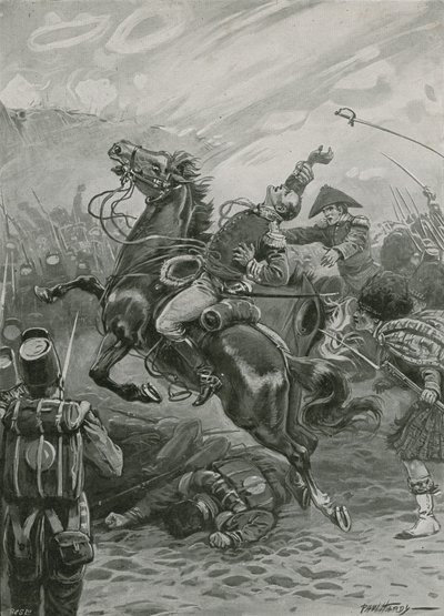 Death of Sir Edward Pakenham at the Battle of New Orleans by Paul Hardy