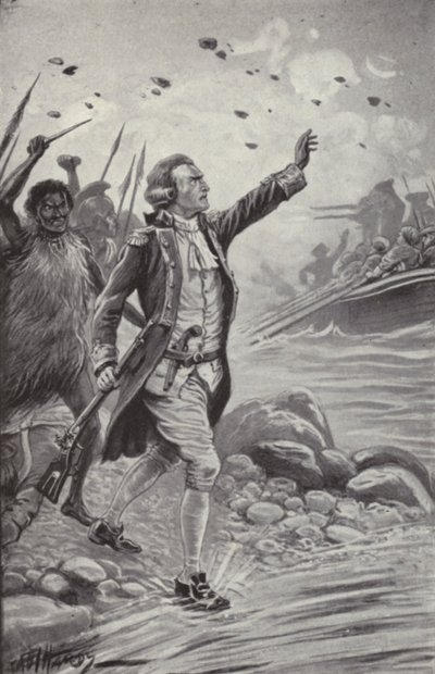 The Fatal Fight with the Natives of Owhyee by Paul Hardy