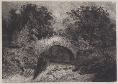 A Bridge in Auvergne by Paul Huet