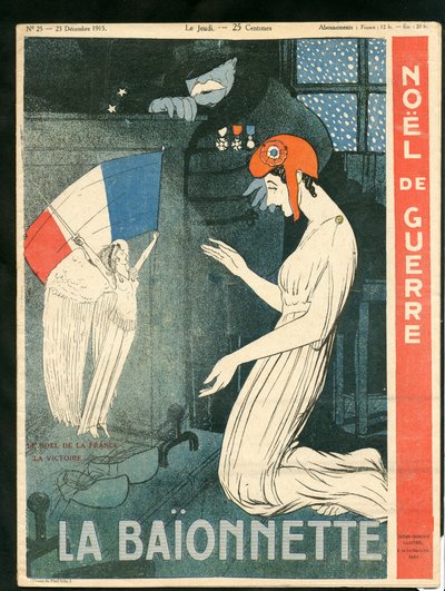 Cover of "La Baionnette", Satirical in Colors by Paul Iribe