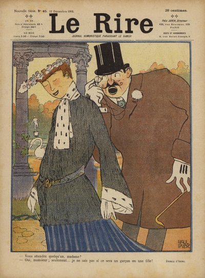 Illustration for Le Rire by Paul Iribe