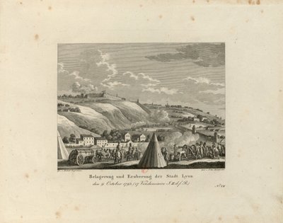 Siege and Taking of the City of Lyon: October 9, 1793 by Paul Jacob Laminit
