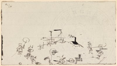 Busy Beach, 1926 by Paul Klee