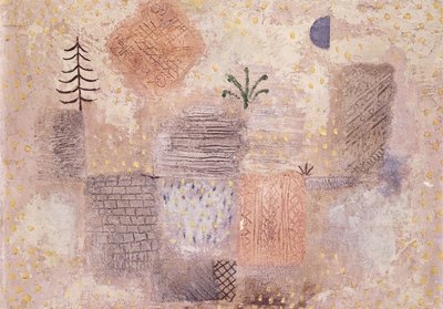 Park with the Cool Crescent by Paul Klee