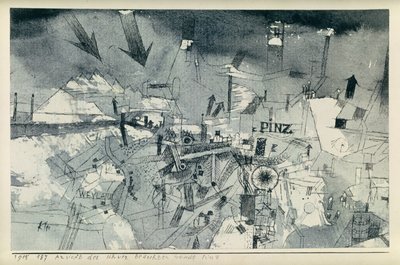 View of the Severely Threatened City of Pintz by Paul Klee