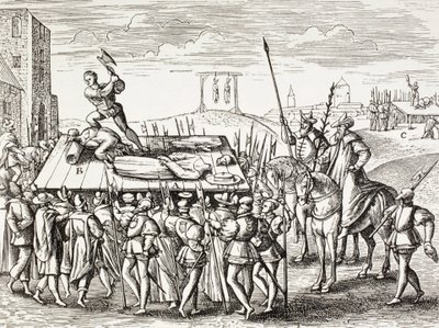 16th Century Propaganda Illustrating Punishments by King Henry VIII Against English Catholics by Paul Lacroix