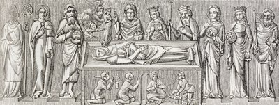 After the Bas-Relief on the Tomb of Elisabeth of Hungary by Paul Lacroix