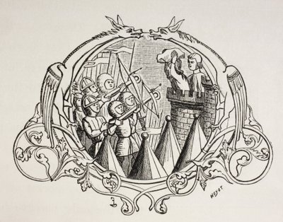Assault on a Fortified Place (after a thirteenth century miniature) by Paul Lacroix