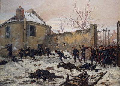 Attack of a Castle by Mobile Guards in 1870 by Paul Louis Narcisse Grolleron