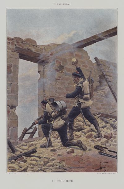 The Broken Rifle by Paul Louis Narcisse Grolleron