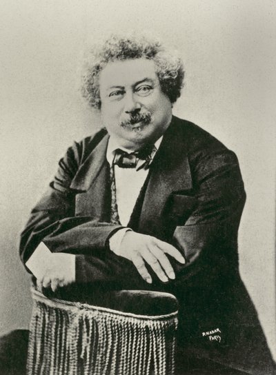 Portrait of Alexandre Dumas Père by Paul Nadar