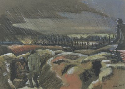 Shellburst, Zillebeke by Paul Nash