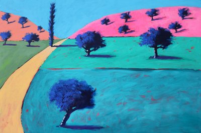 Pink Hills #1, 2022 by Paul Powis