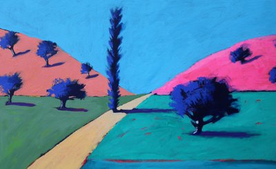 Pink Hills #2, 2022 by Paul Powis