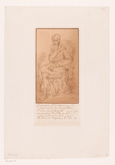 Portrait of an Unknown Man by Paul  Renouard