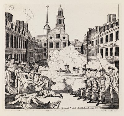 The Bloody Massacre by Paul Revere