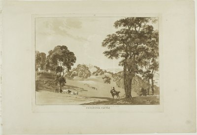 Denefawr Castle, plate eleven from Twelve Views in Wales by Paul Sandby