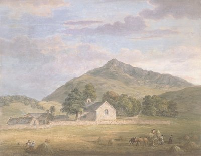 Haymaking at Dolwyddelan below Moel Siabod, North Wales, c.1776-86 by Paul Sandby