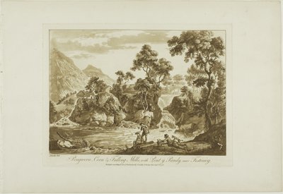 Pengnern Corn and Fulling Mills, with Pont y Pandy, Near Festiniog by Paul Sandby