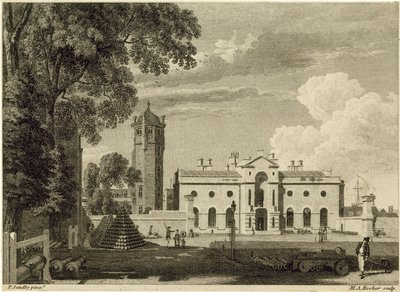 Royal Military Academy in Woolwich by Paul Sandby