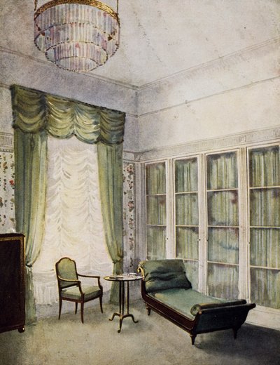 Sitting Area, Early 20th Century, by Paul Schultze-Naumburg by Paul Schultze Naumburg