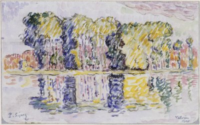 Group of Trees by the Water by Paul Signac