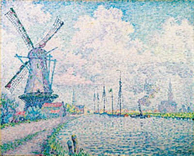 Canal in Overschie by Paul Signac by Paul Signac