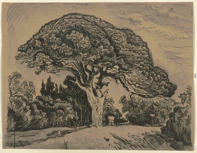 The Bertaud Pine by Paul Signac