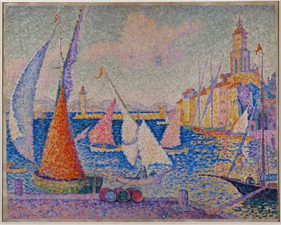 The Quay, St. Tropez by Paul Signac