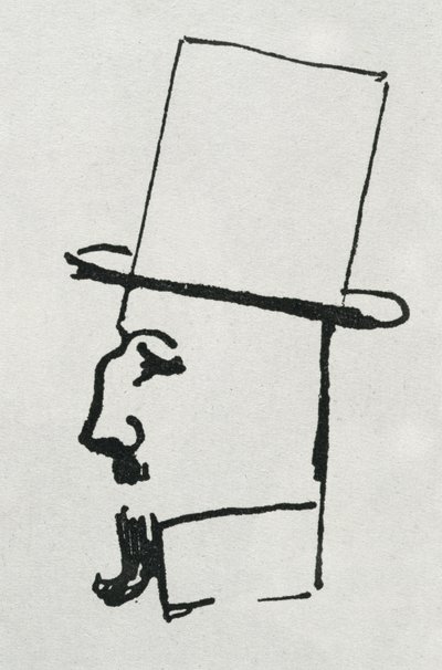 Portrait of Félix Fénéon by Paul Signac
