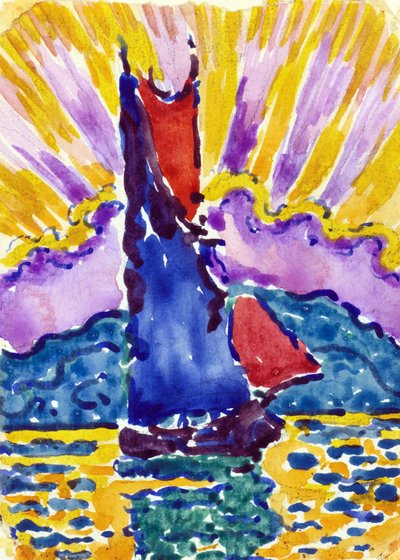 Sunset by Paul Signac