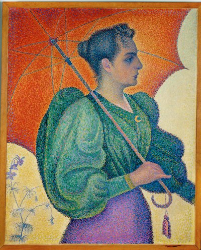 Woman with Umbrella by Paul Signac