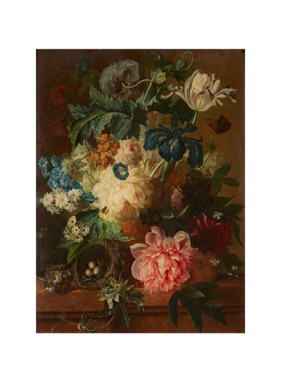 Still Life of Spring Flowers in a Footed Urn by Paul Theodor van Brussel