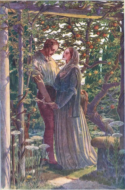 Fair encounter of the most rare affections, illustration from The Tempest, 1908 by Paul Vincent Woodroffe